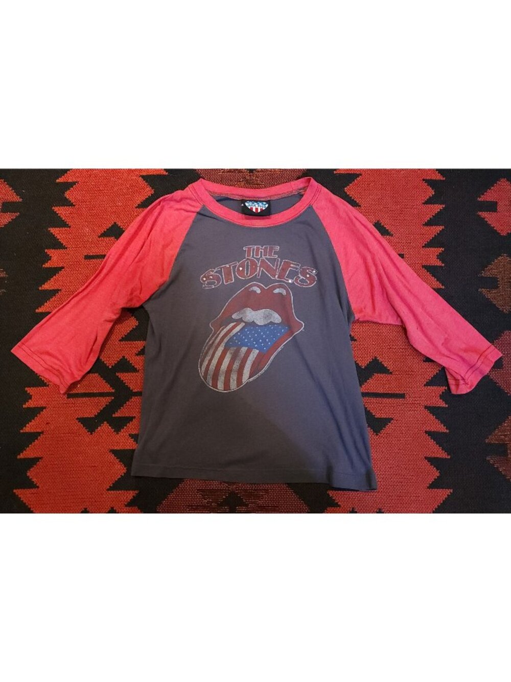 The Rolling Stones 1981 Tour Raglan Tee By Junk Food M